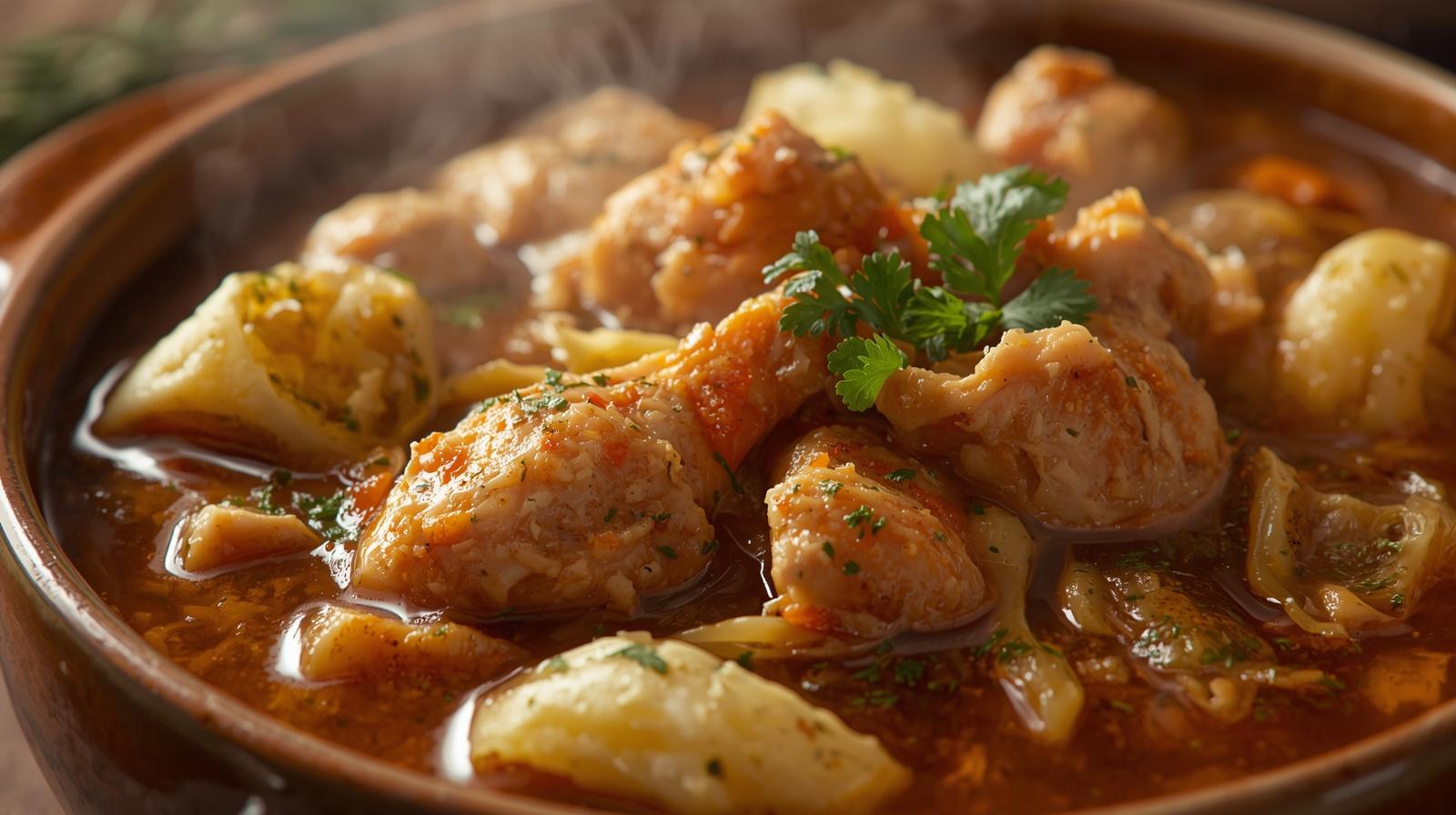 Cabbage & Poultry Stew Style (6 blocks)