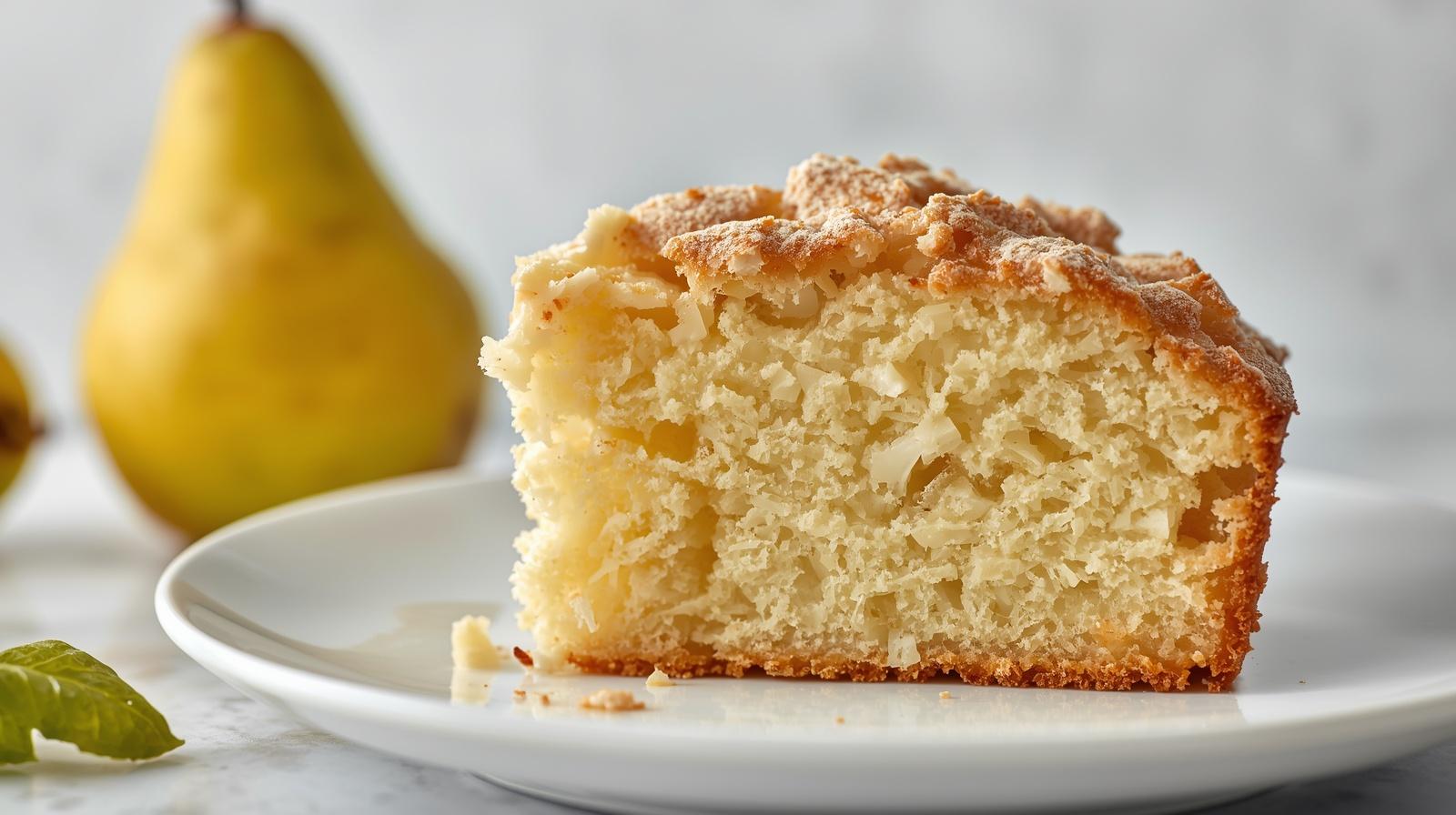 Pear & Quark Protein Cake (6 blocks)