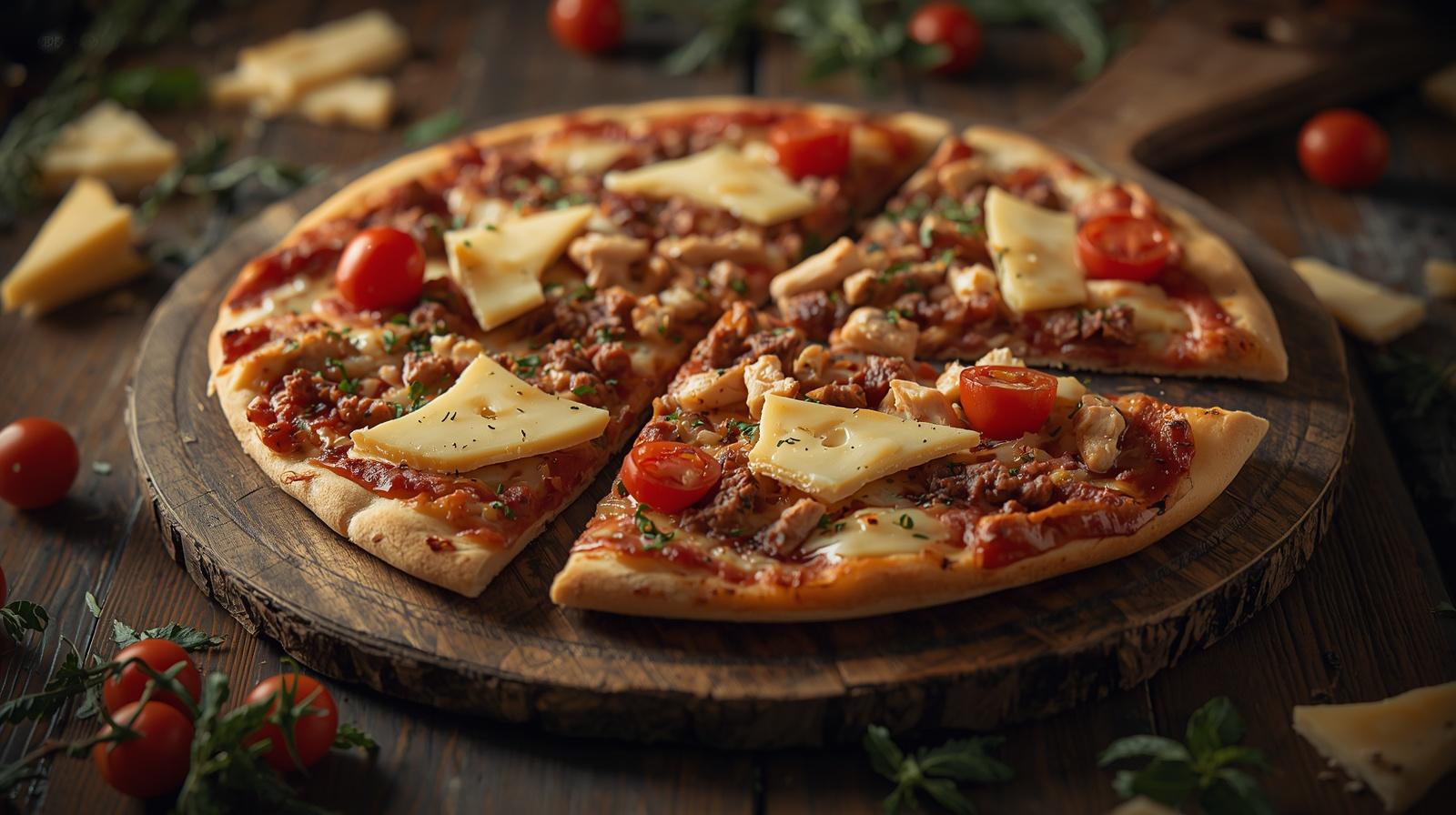 Quick Healthy Lavash Pizza (3 Blocks)