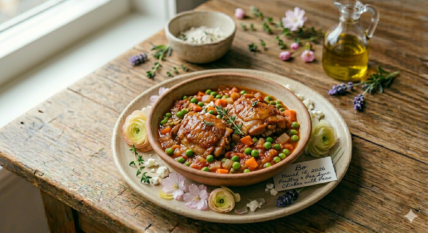 Zone-Balanced Chicken and Peas (3 Blocks)